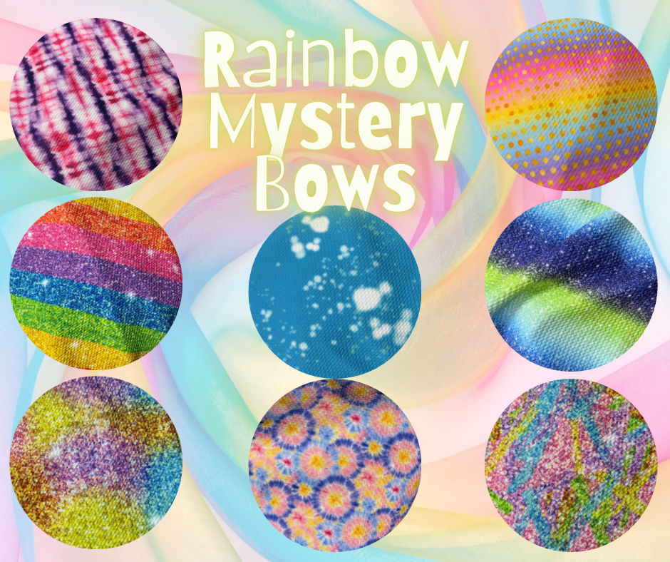 Rainbow Mystery Bows