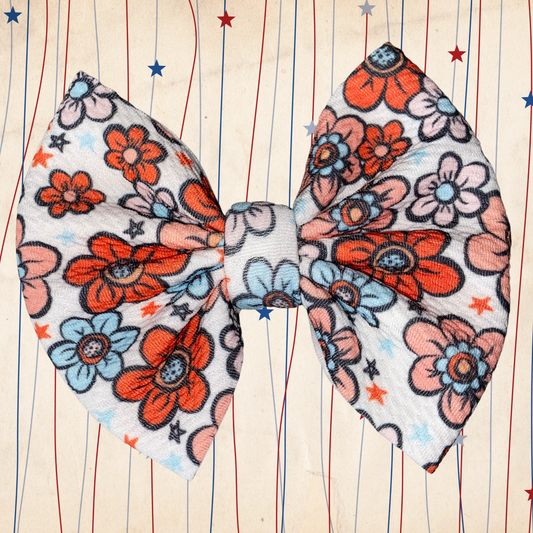 Retro Patriotic Floral