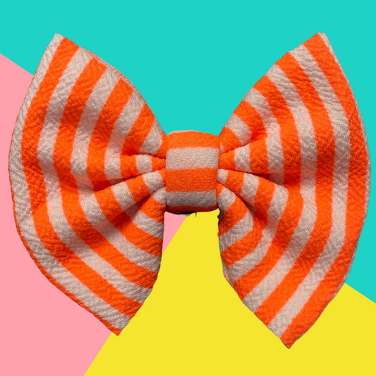 Neon Orange Stripes