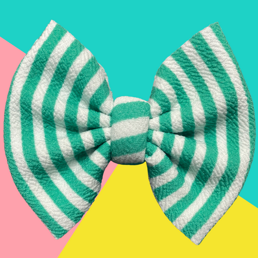Neon Mint Stripes