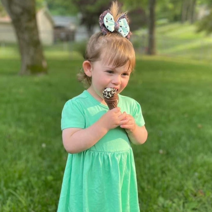 Mint Chip w/ Chocolate Cone